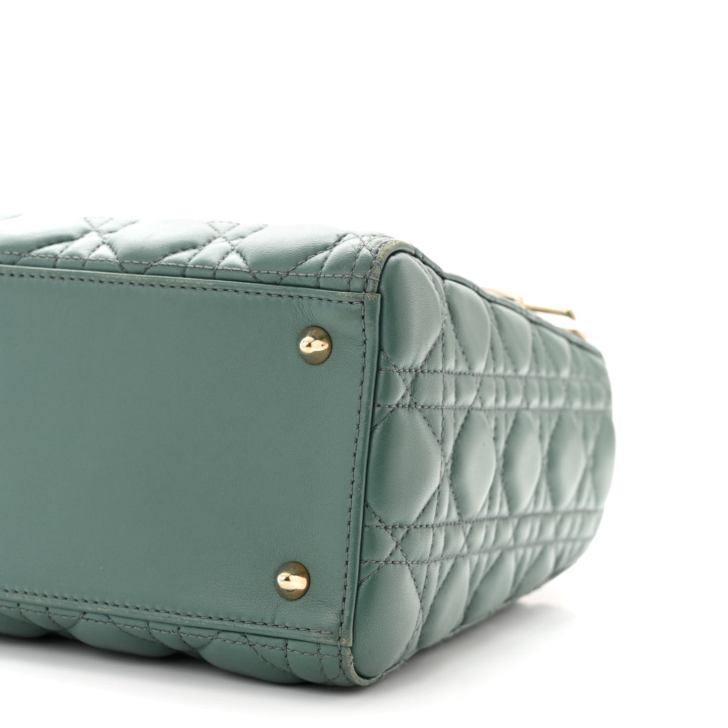 Lambskin Cannage Medium Lady Dior Orage