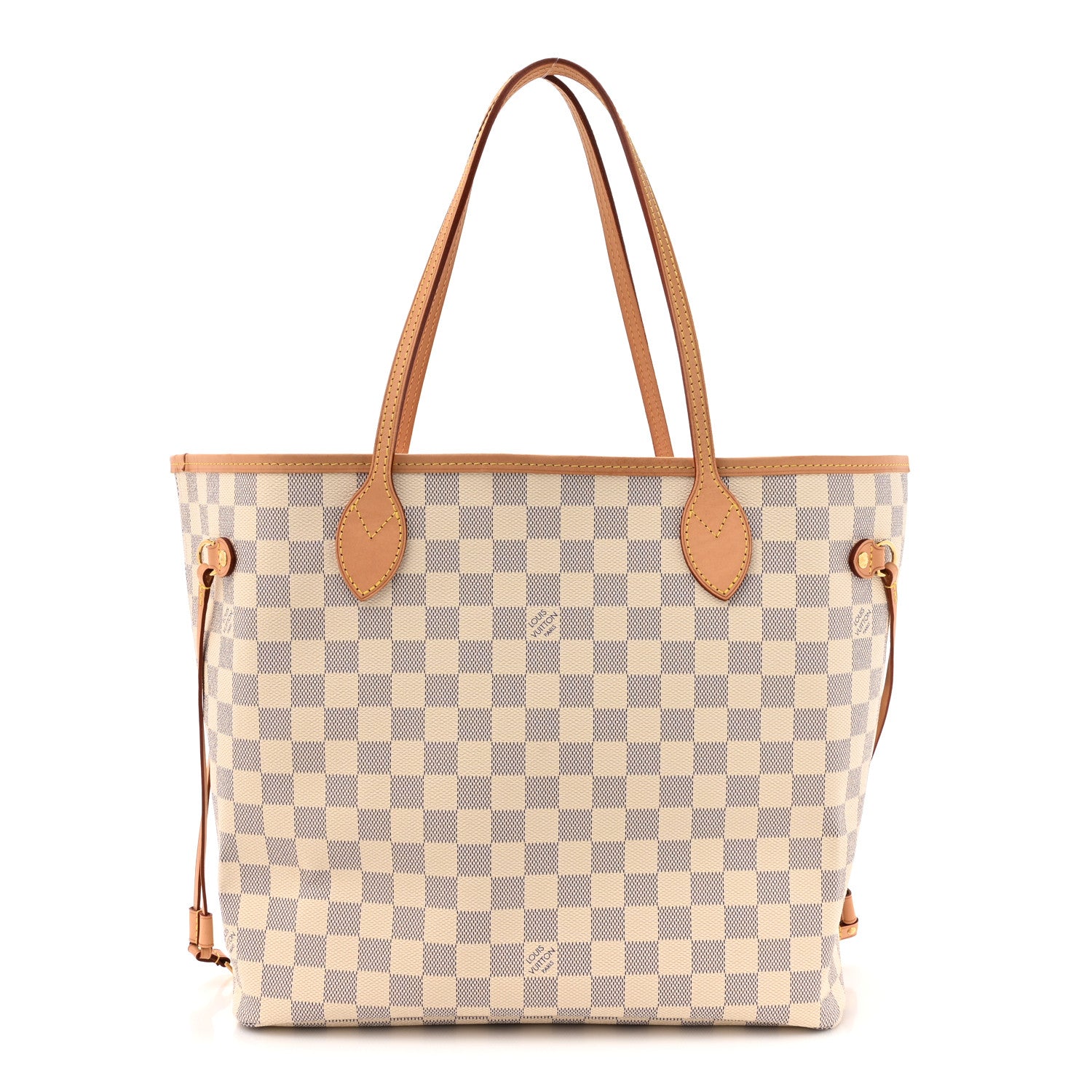 Louis Vuitton Damier Azur Neo Neverfull MM Rose Ballerine 1 of 13