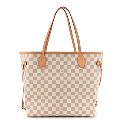 Louis Vuitton Damier Azur Neo Neverfull MM Rose Ballerine 1 of 13