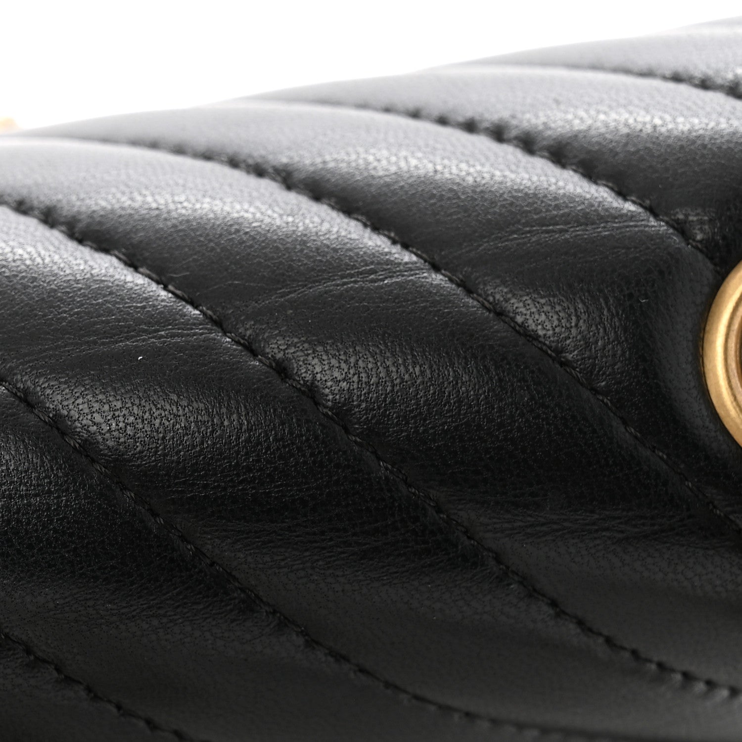 Chanel Lambskin Chevron Quilted Mini Square Flap Black 12 of 12