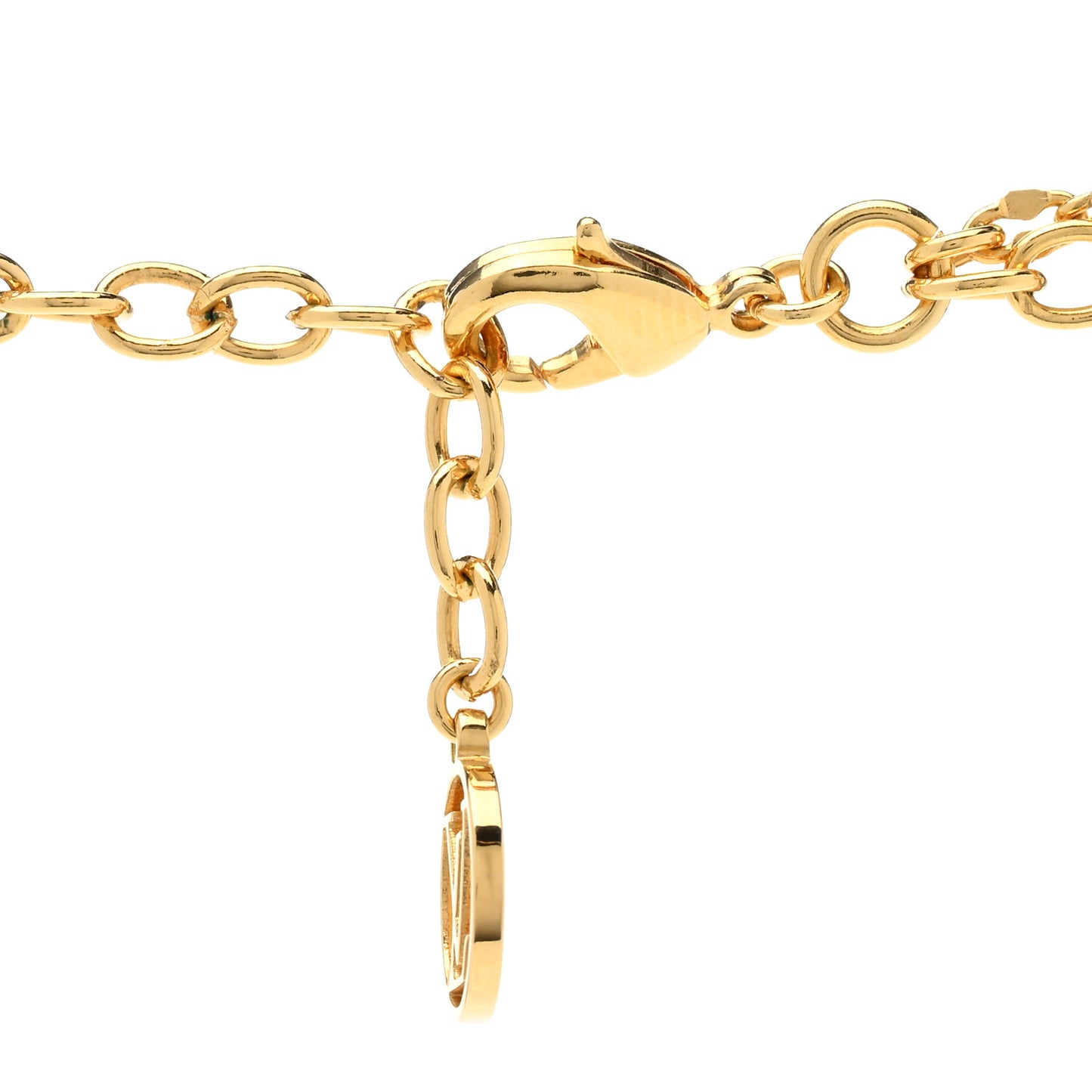 Metal Blooming Strass Necklace Gold