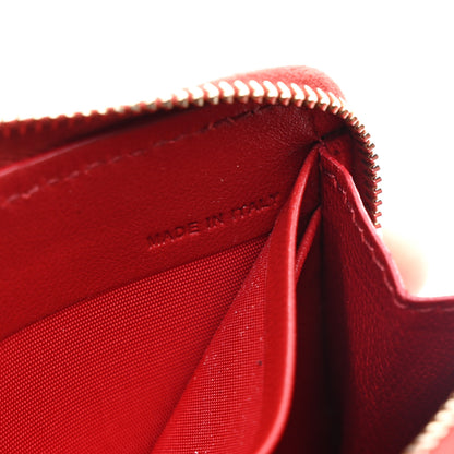 Valentino Garavani Toile Iconographe Zip Wallet Naturale Rosso Valentino 7 of 8