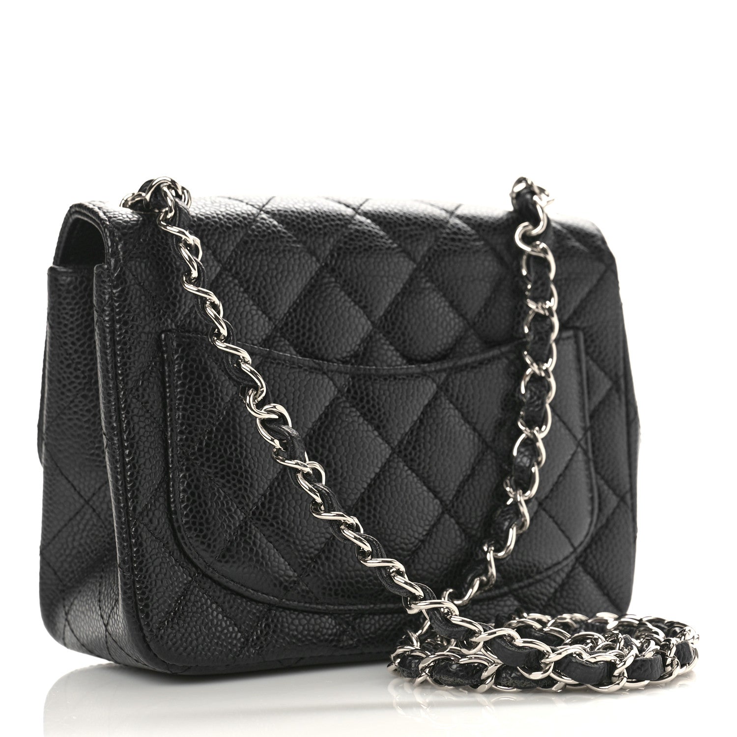 Chanel Caviar Quilted Mini Square Flap Black 3 of 9