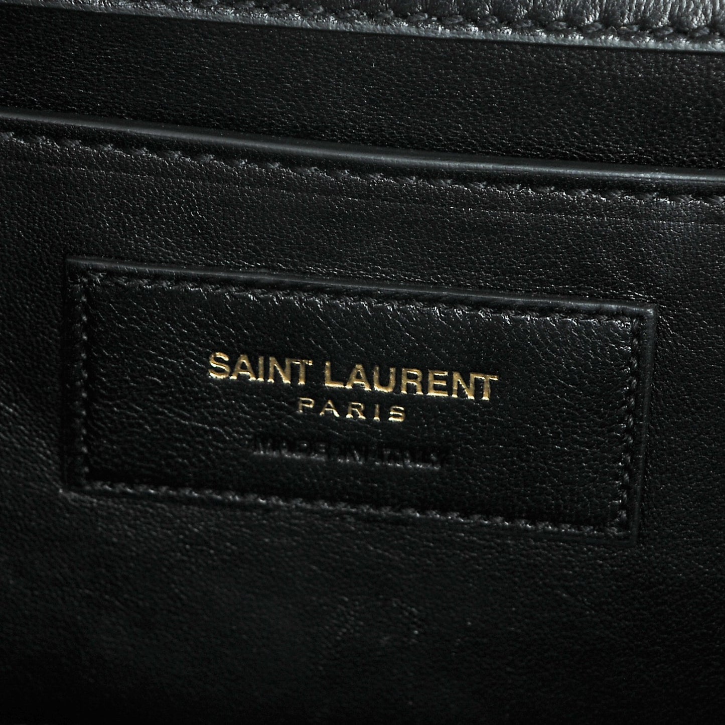 Suede Medium Classic Monogram Kate Tassel Satchel Black