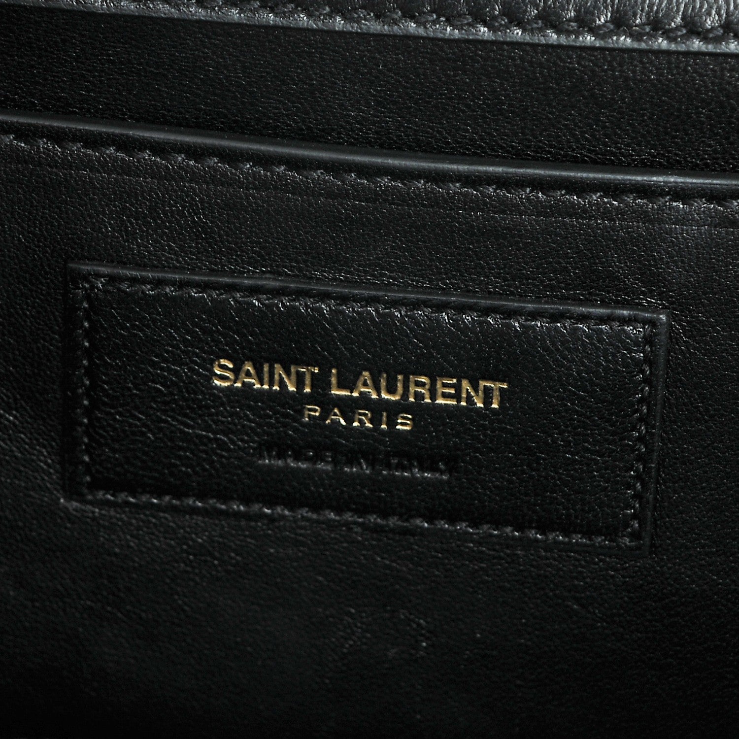 Saint Laurent Suede Medium Classic Monogram Kate Tassel Satchel Black 6 of 6