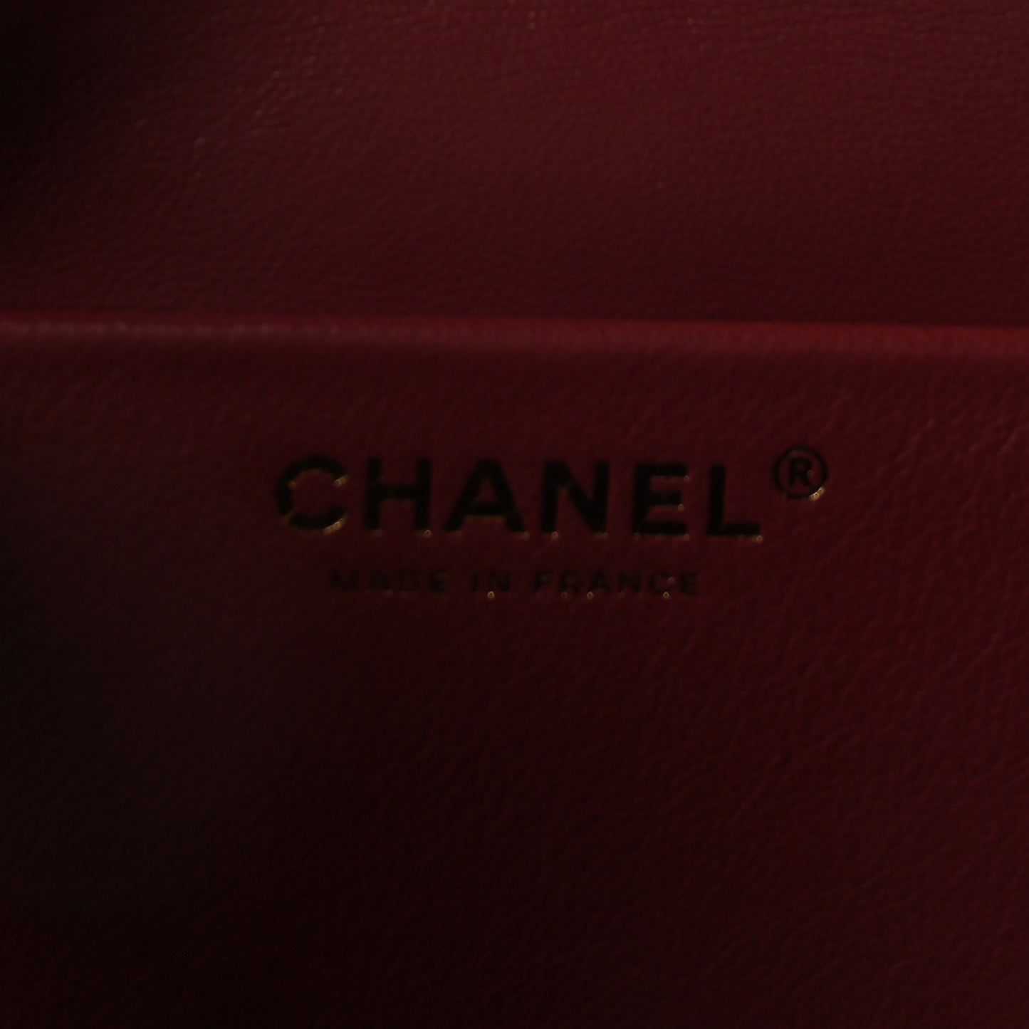 Grained Calfskin Small Souplissimo Maxi Flap Burgundy