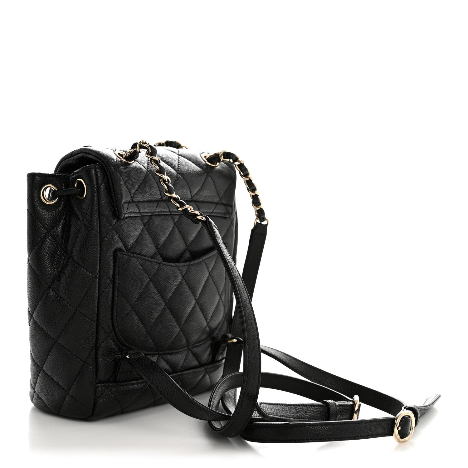 Chanel Caviar Quilted Mini Urban Spirit Backpack Black 3 of 13