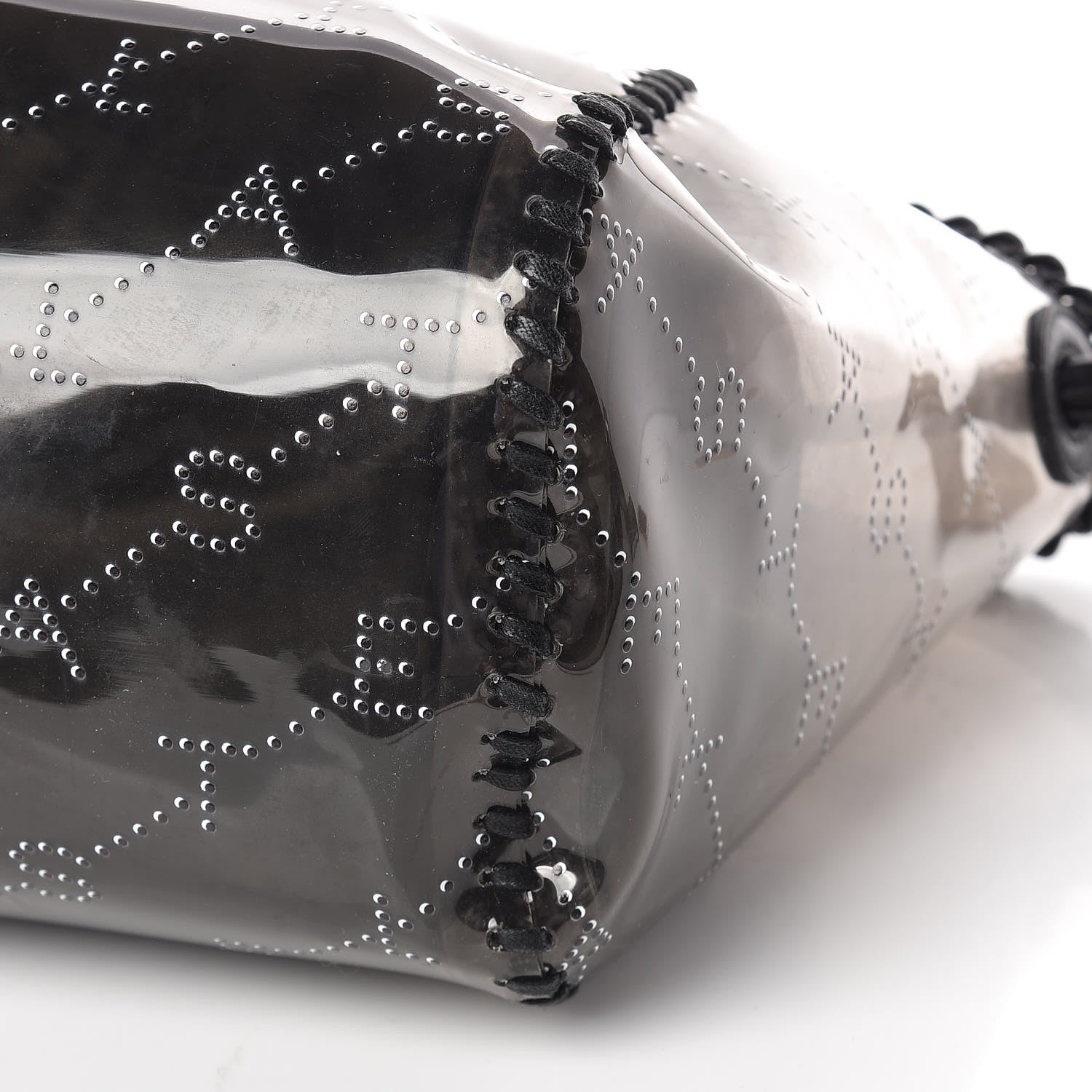 Stella McCartney PVC Monogram Falabella Reversible Tote Black 9 of 9