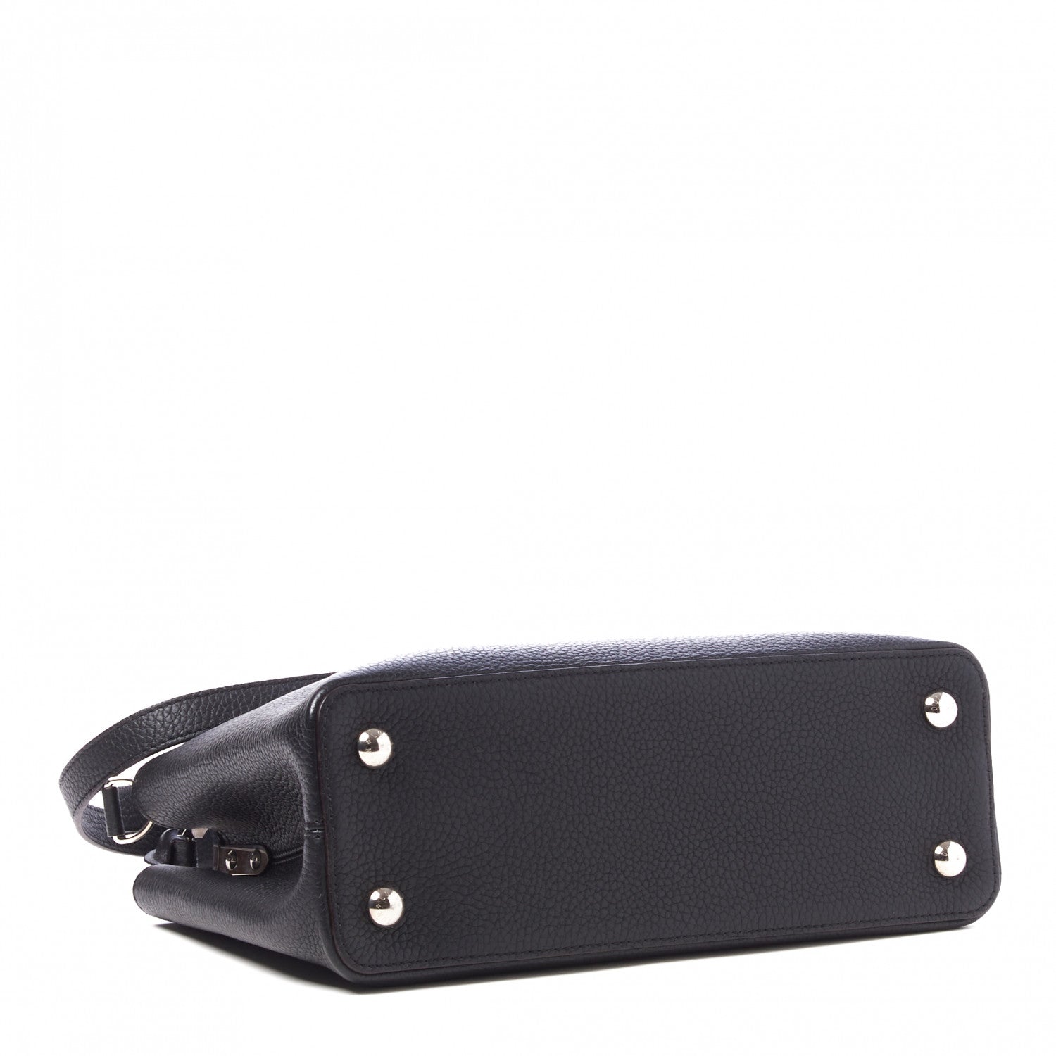 Louis Vuitton Taurillon Capucines PM Black 4 of 10