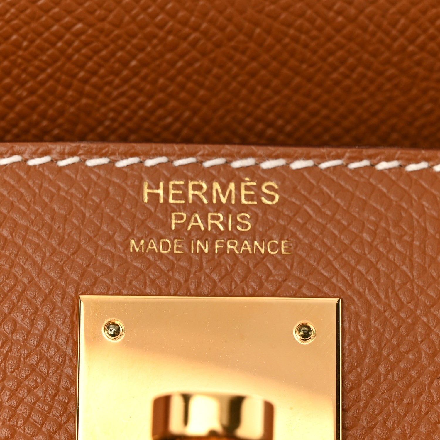 Hermes Epsom Kelly Sellier 32 Gold 6 of 12