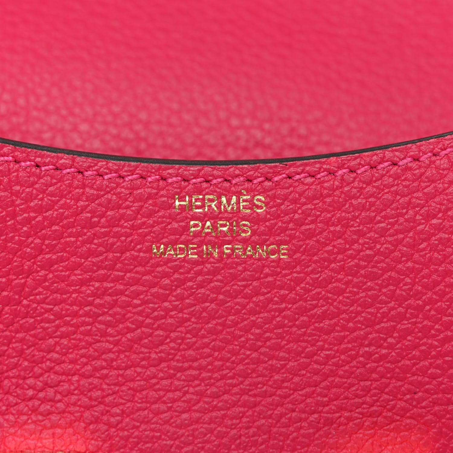 Hermes Evercolor Verso Constance Slim Wallet Rose Mexico Chocolate 7 of 16