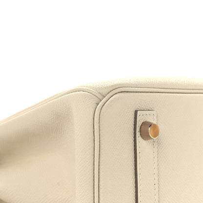 Hermes Epsom Birkin 30 Craie 11 of 12