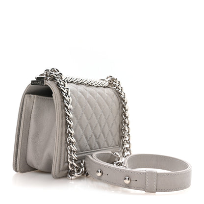 Chanel Caviar Quilted Small Boy Flap Grey 3 of 11