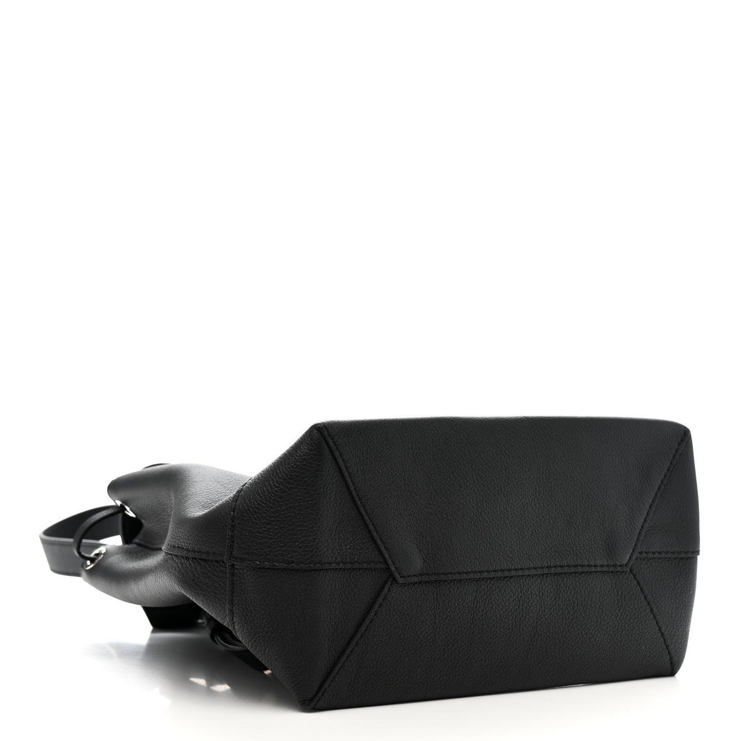 Calfskin Lockme Backpack Black