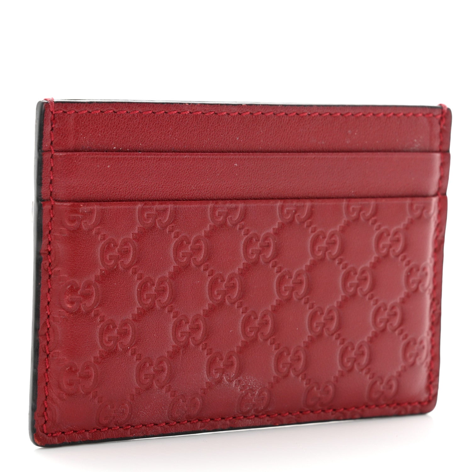 Gucci Microguccissima Card Holder Red 3 of 6