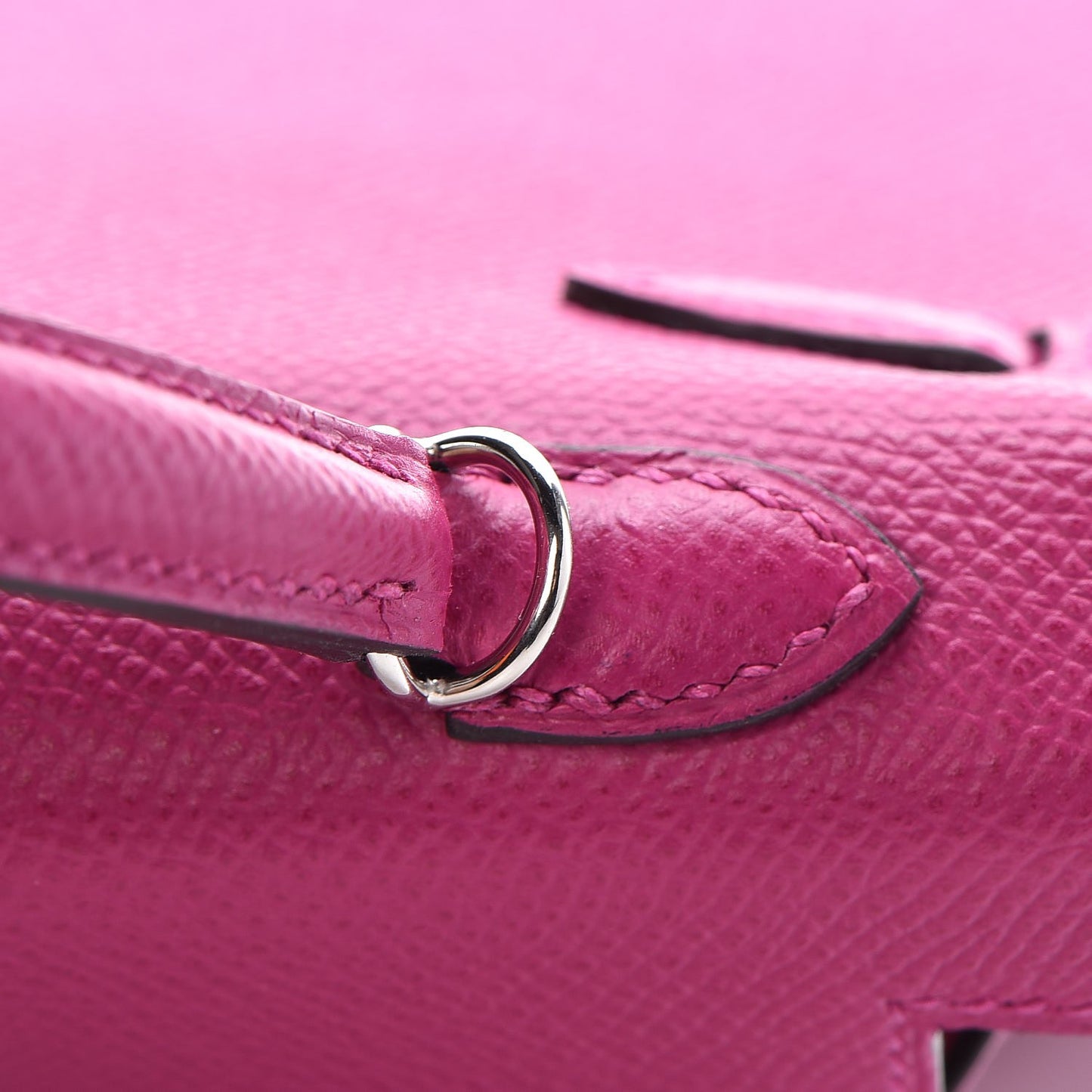 Epsom Mini Kelly Sellier 20 Rose Pourpre