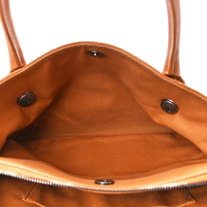 Chanel Grained Vegetal Calfskin Small Urban Shopping Tote Camel 6 of 12