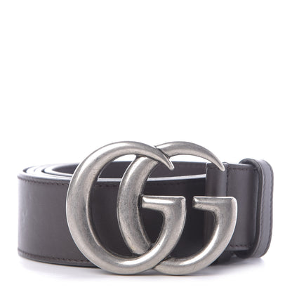 Gucci Moon Calfskin Nickel Double G 40mm Belt 110 44 Dark Cocoa 1 of 7