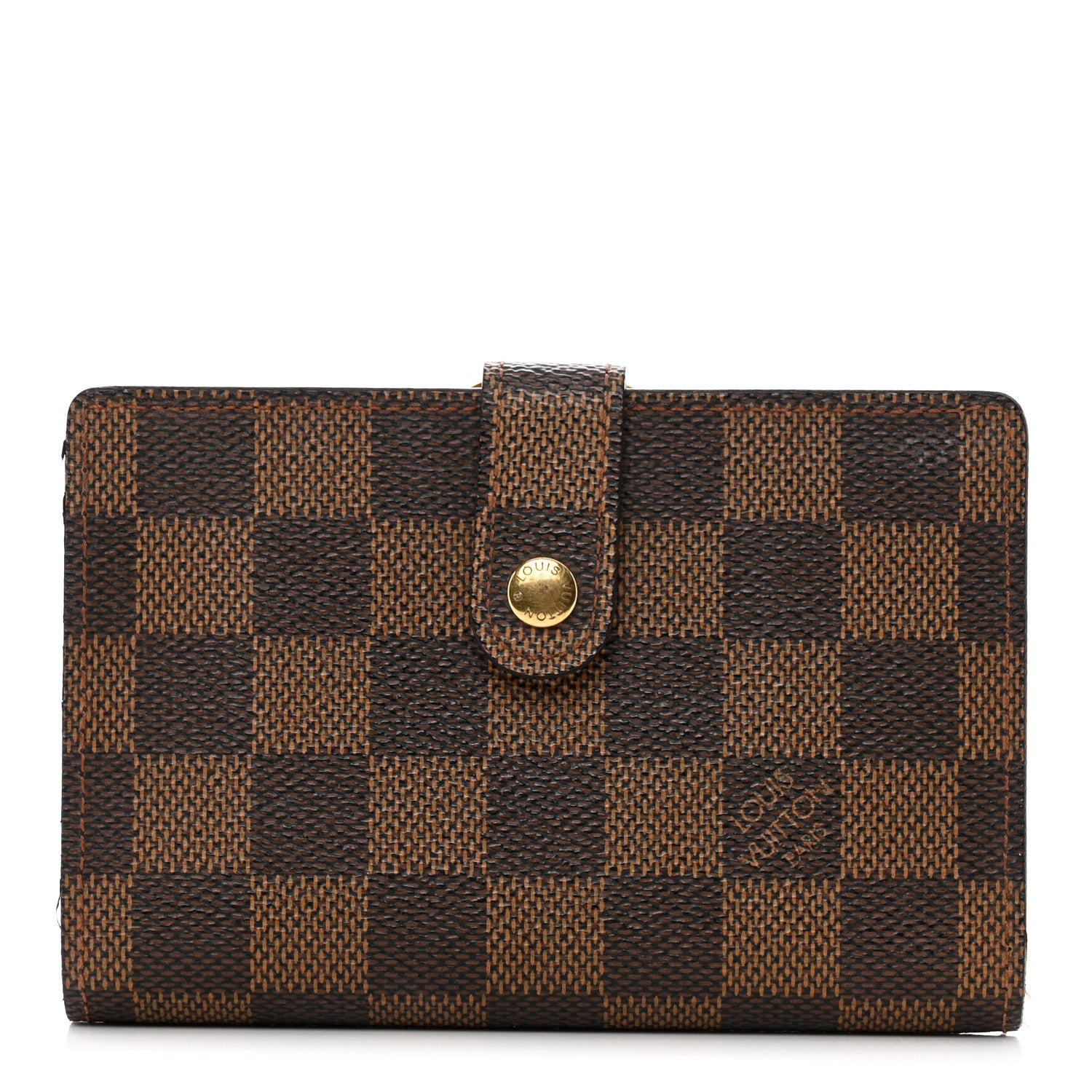 Louis Vuitton Damier Ebene French Purse Wallet 1 of 9
