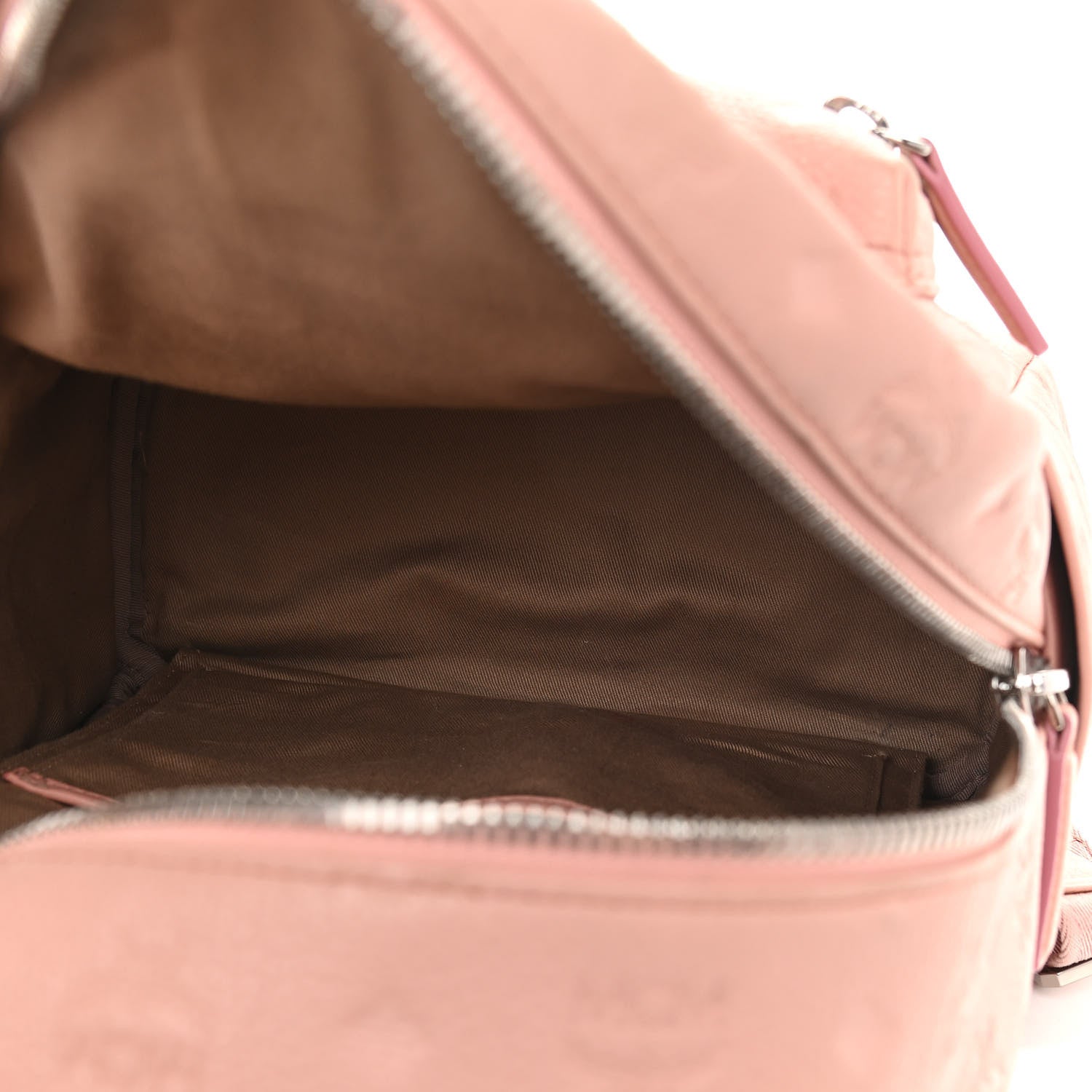 MCM Calfskin Ottomar Monogram Small Backpack Pink 5 of 15