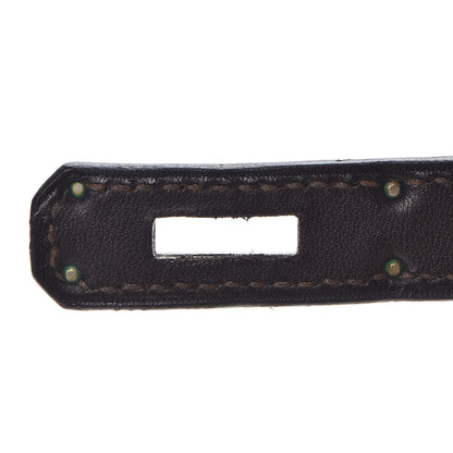 Hermes Toile Swift Kelly 32 Chocolate 23 of 35