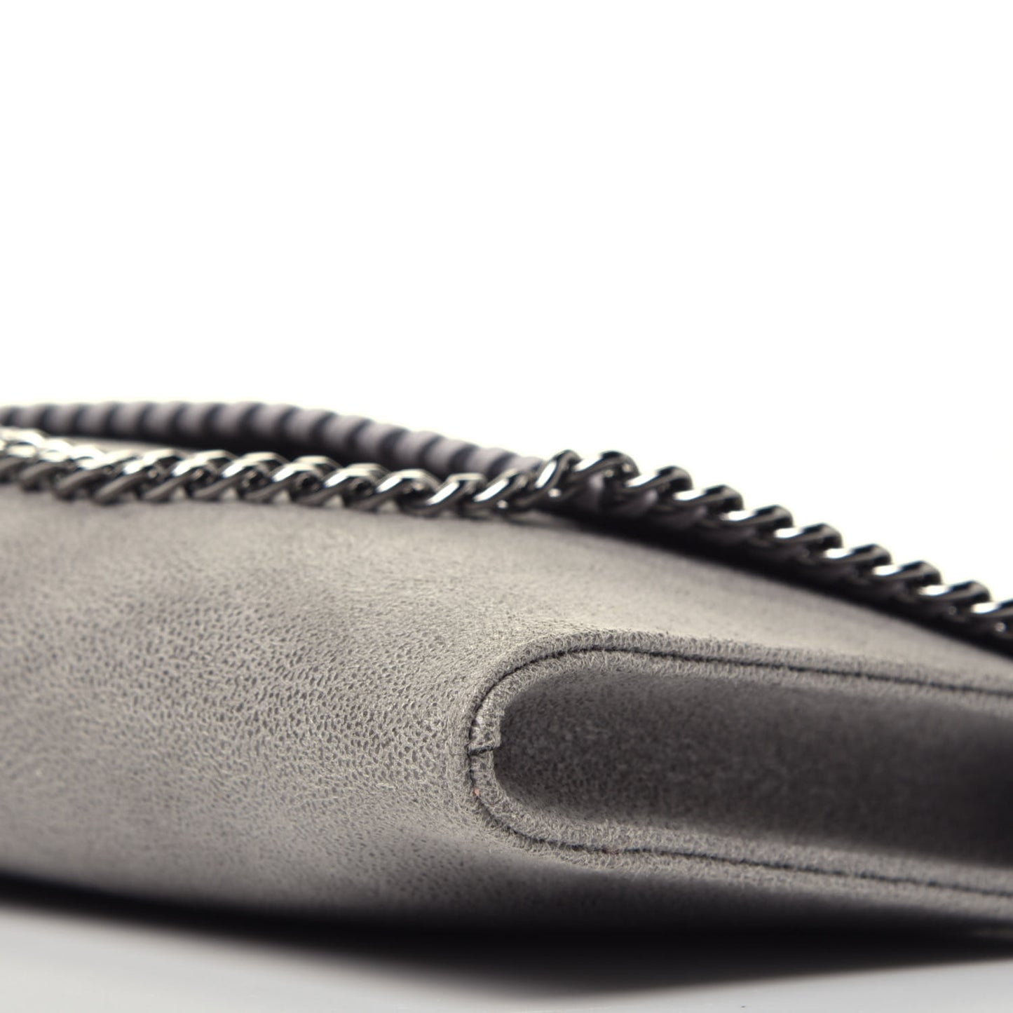 Shaggy Deer Mini Falabella Crossbody Bag Grey