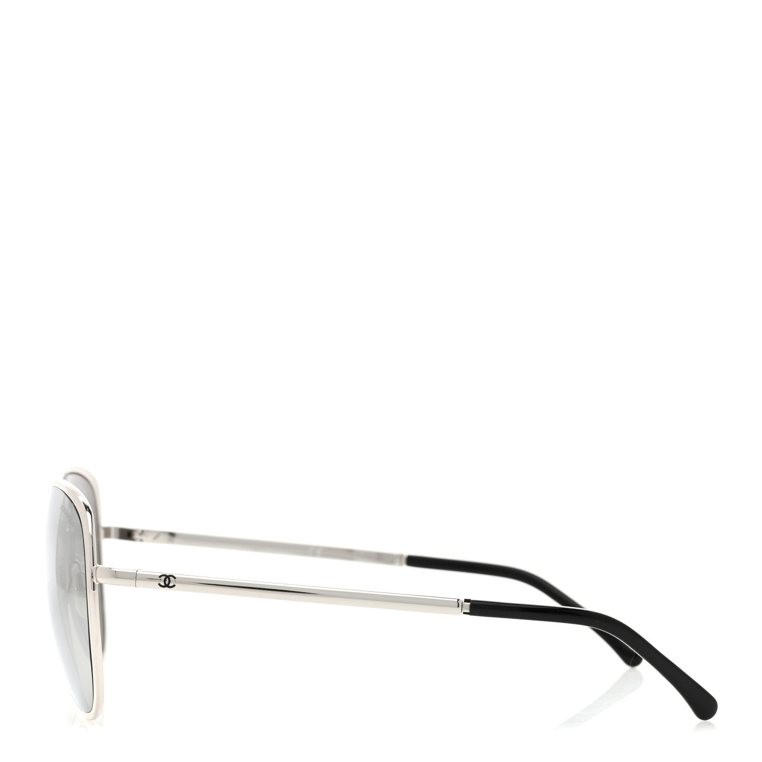 Chanel Pilot Summer Aviator Sunglasses 4223 Silver 3 of 8