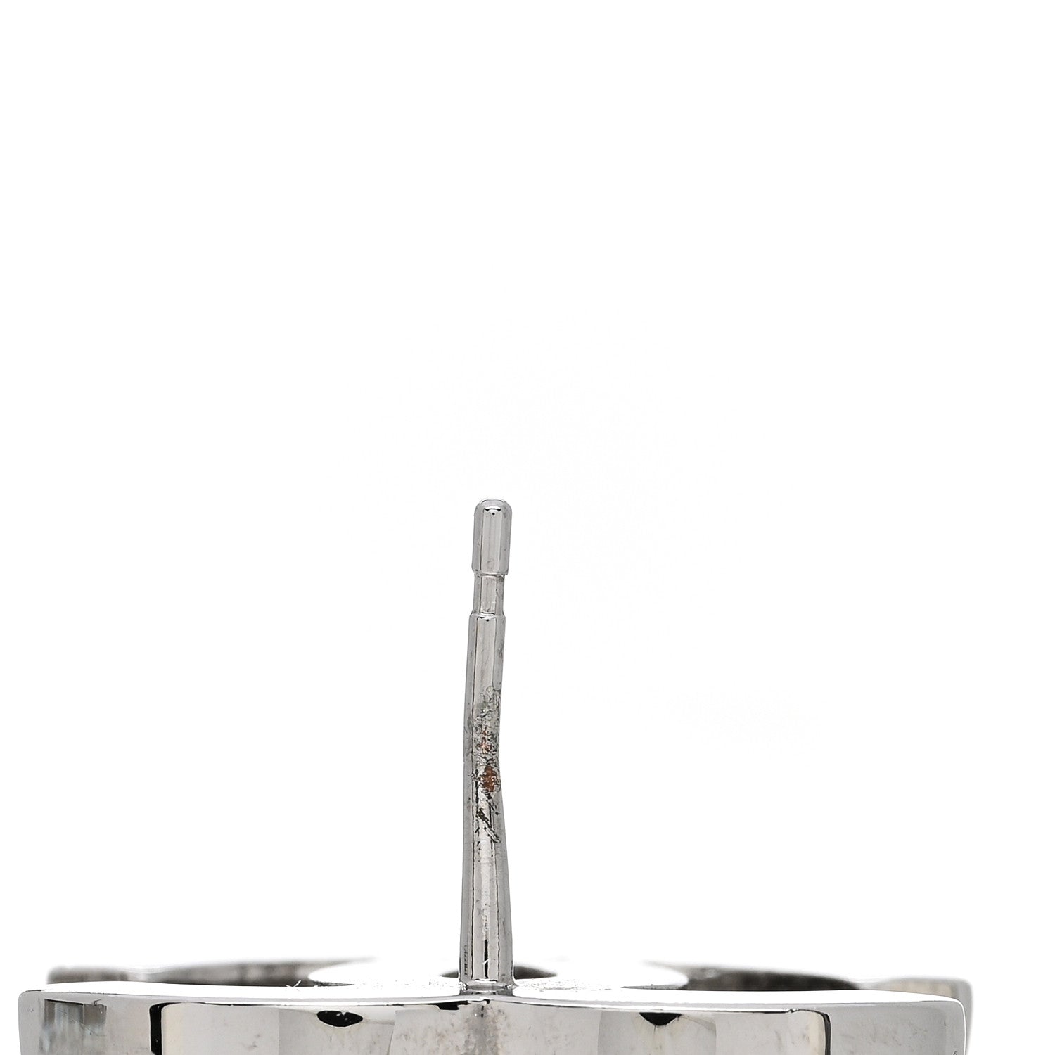 Chanel Iridescent Crystal CC Earrings Silver Multicolor 5 of 5