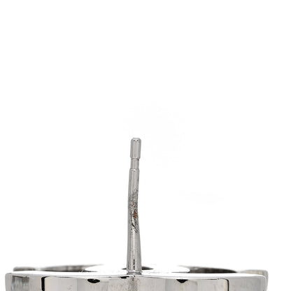 Chanel Iridescent Crystal CC Earrings Silver Multicolor 5 of 5