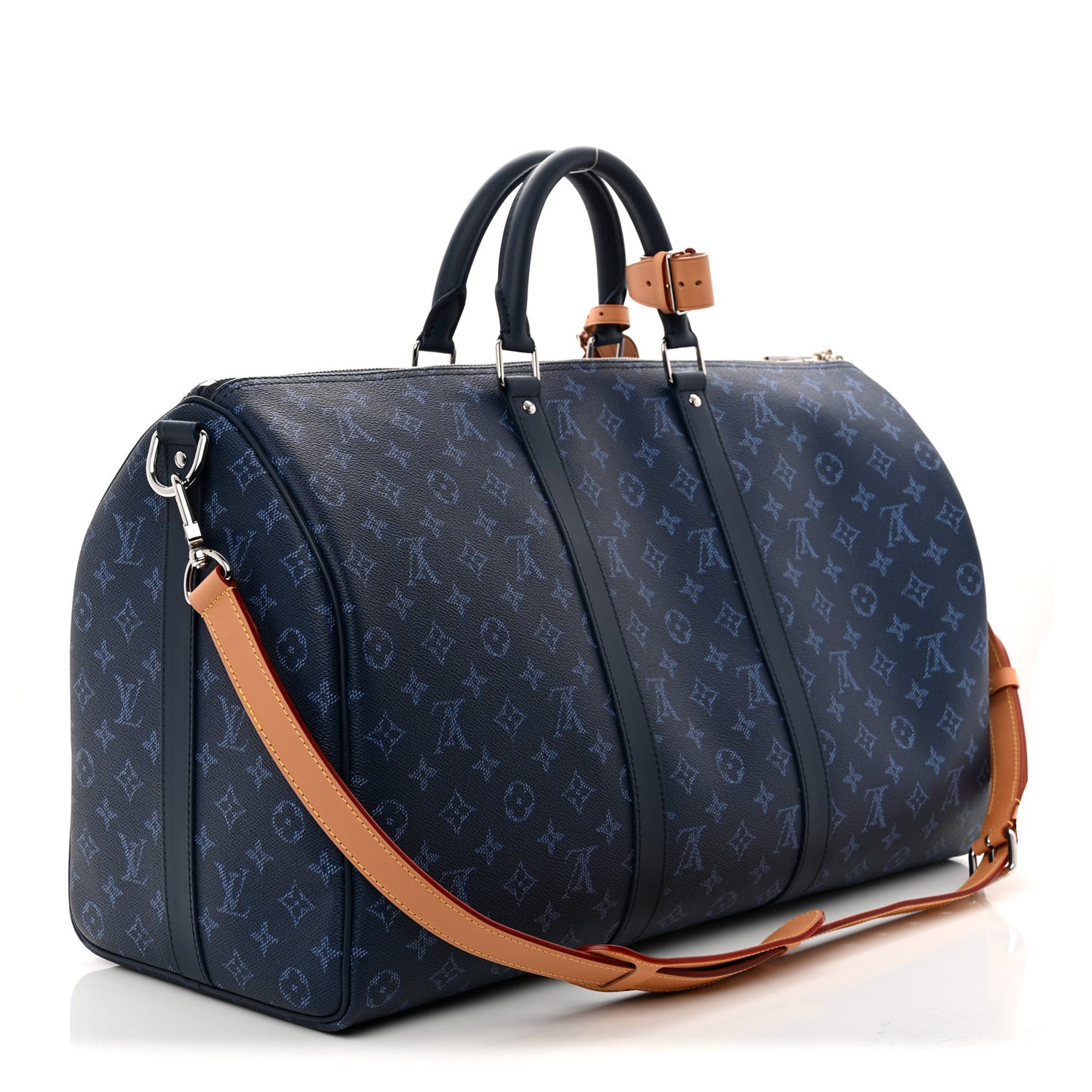 Monogram Heritage Keepall Bandouliere 50 Ocean Blue