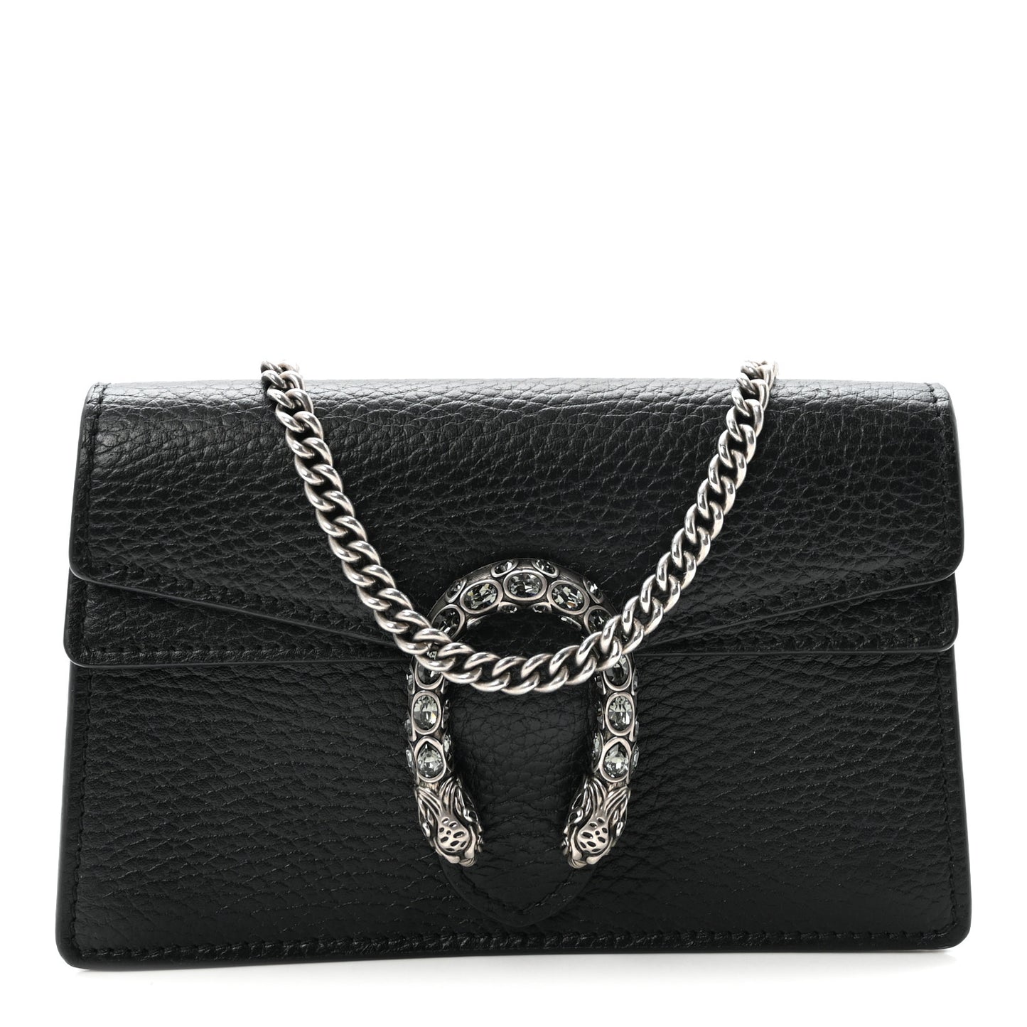 Calfskin Super Mini Dionysus Shoulder Bag Black