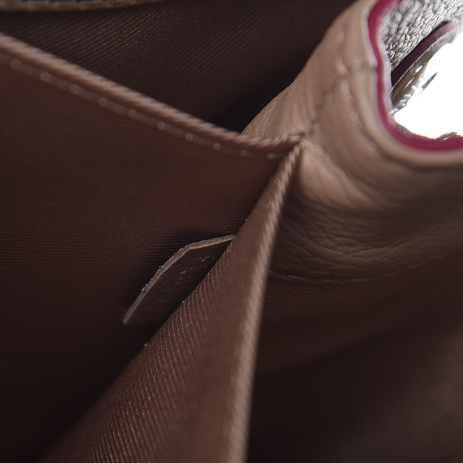 Louis Vuitton Soft Calfskin Lockme II Top Handle Taupe Glace 7 of 9