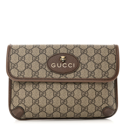 Gucci GG Supreme Monogram Neo Vintage Web Belt Bag Brown 1 of 16