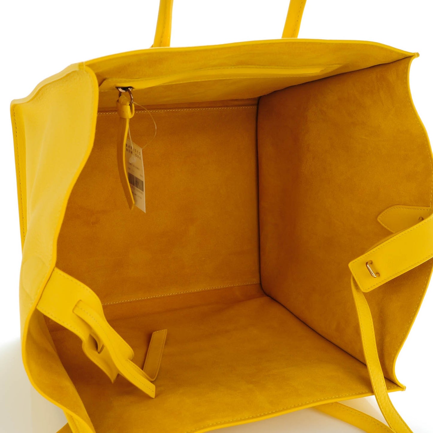 Supple Calfskin Medium Phantom Luggage Sun Yellow