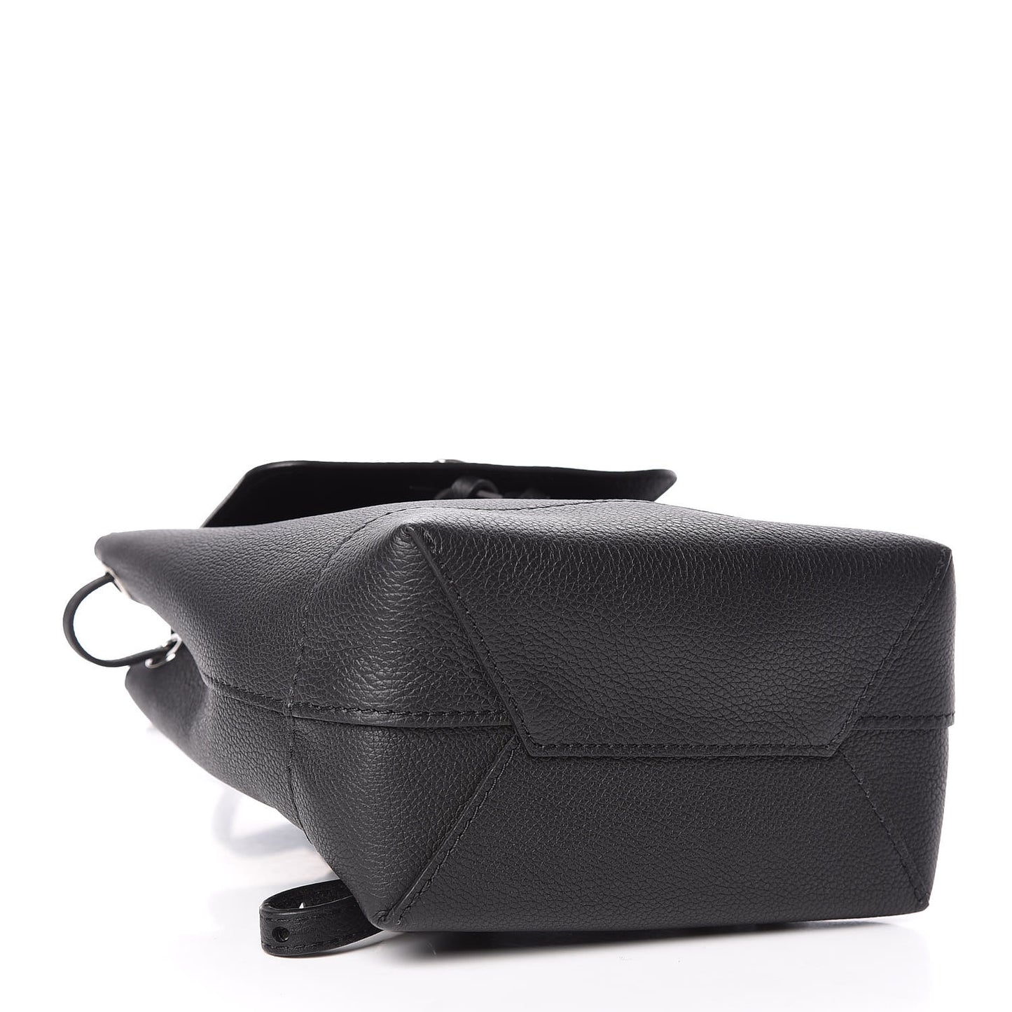Calfskin Lockme Mini Backpack Black