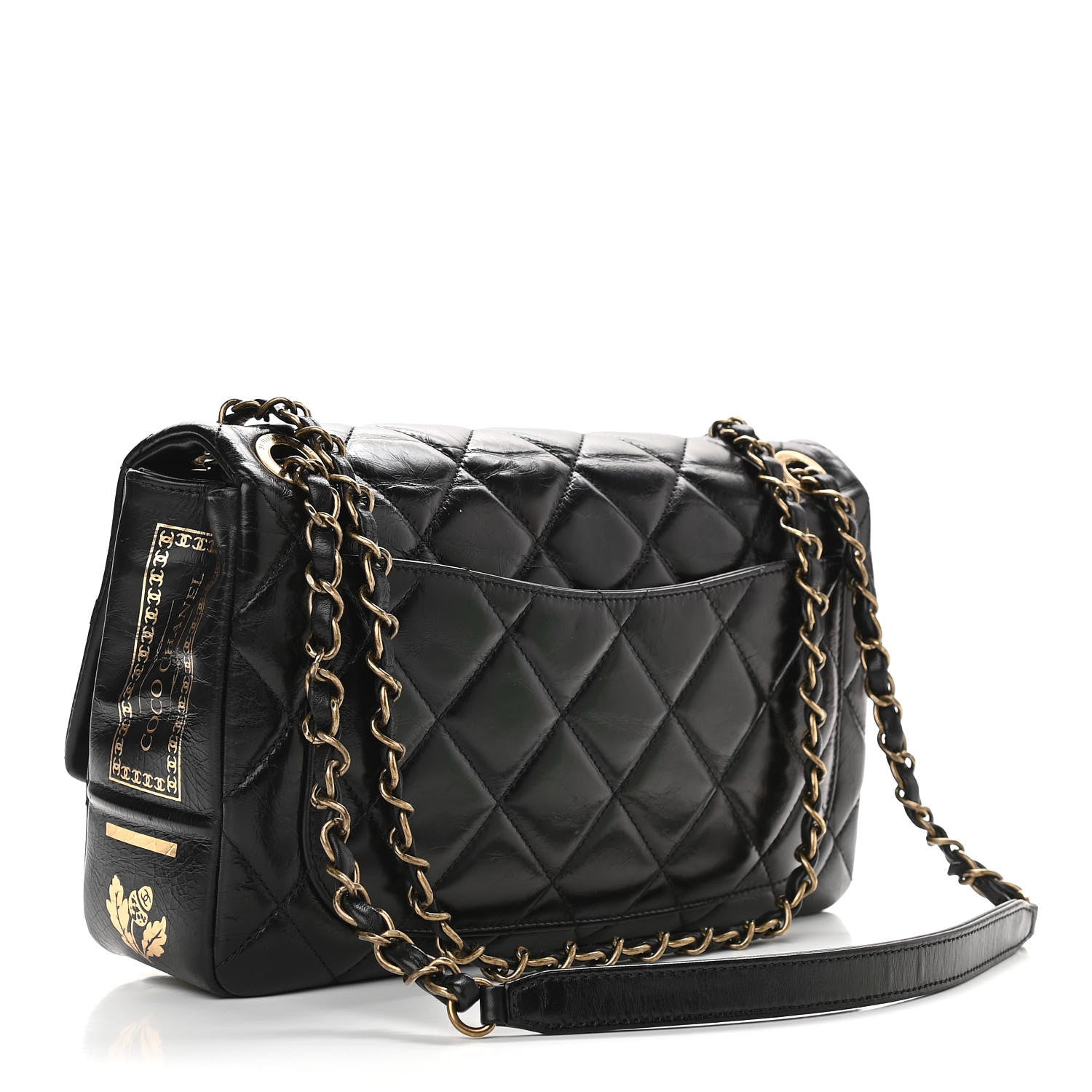 Chanel Hot Stamping Calfskin Tale Of Salzburg Flap Black 3 of 9