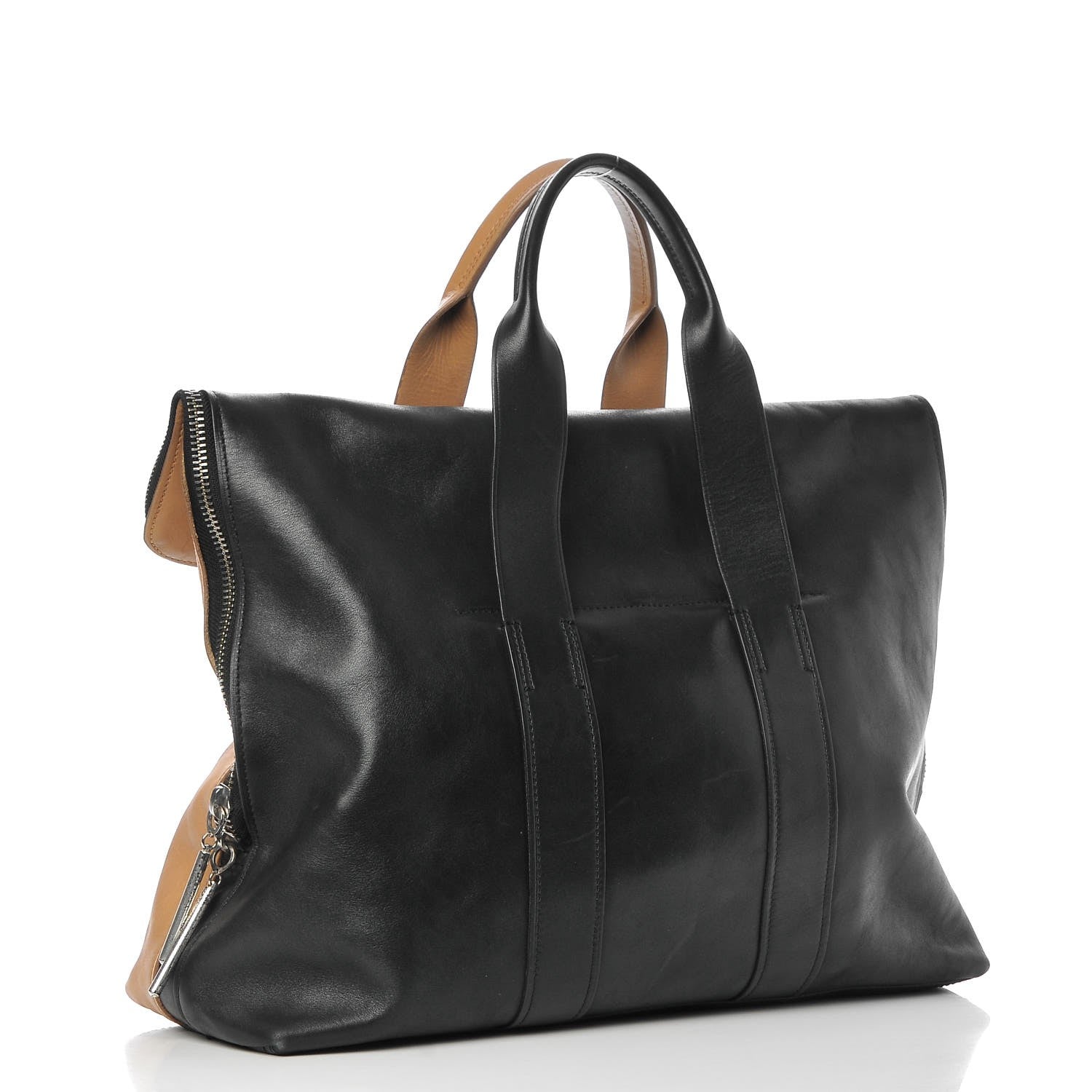 3.1 Phillip Lim 3.1 Calfskin 31 Hour Bag Black Nude 3 of 17