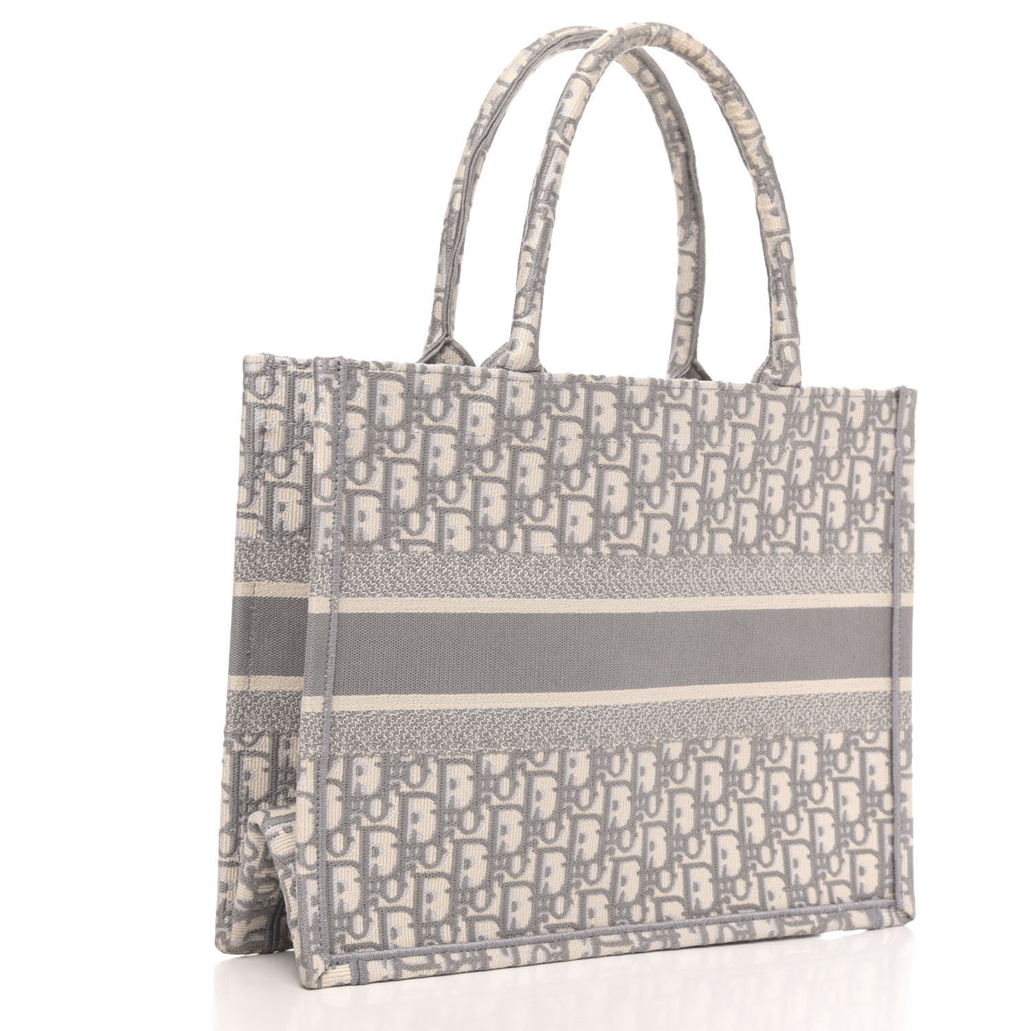 Christian Dior Oblique Medium Book Tote Grey 3 of 10