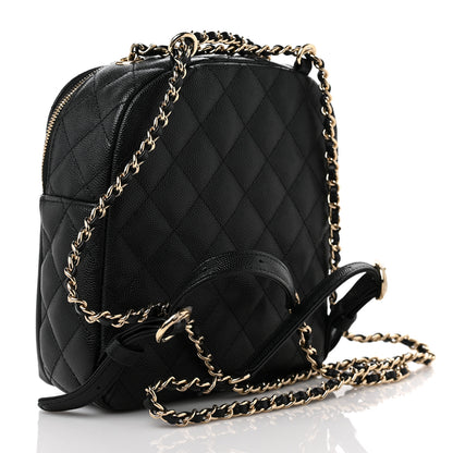 Chanel Caviar Quilted Small CC Day Backpack Black 3 of 10