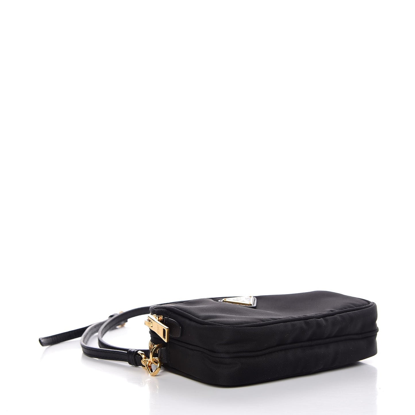 Tessuto Nylon Convertible Crossbody Wristlet Black