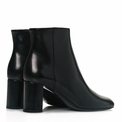 Saint Laurent Calfskin Loulou 70 Ankle Boots 35.5 Black 4 of 8