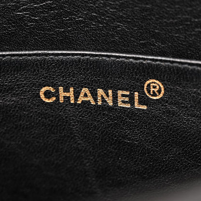 Chanel Patent Quilted Briefcase Laptop Bag Black 6 of 16