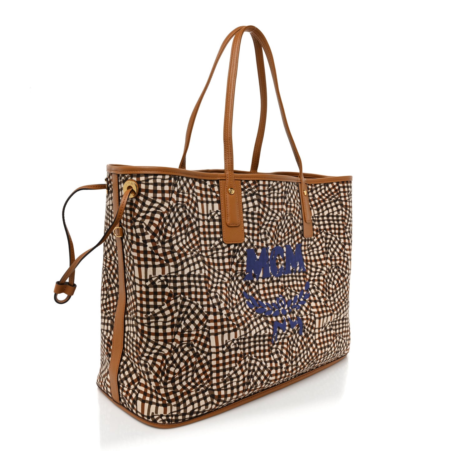 Visetos Large Liz Reversible Shopper Tote Cognac