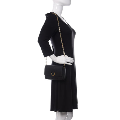 Burberry Hayes Goatskin D-Ring Mini Bag Black 2 of 10