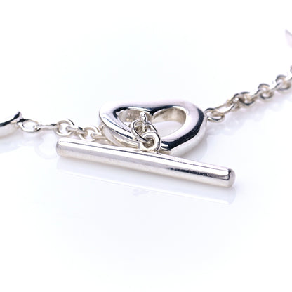Tiffany Sterling Silver Elsa Peretti Open Heart Toggle Bracelet 4 of 7