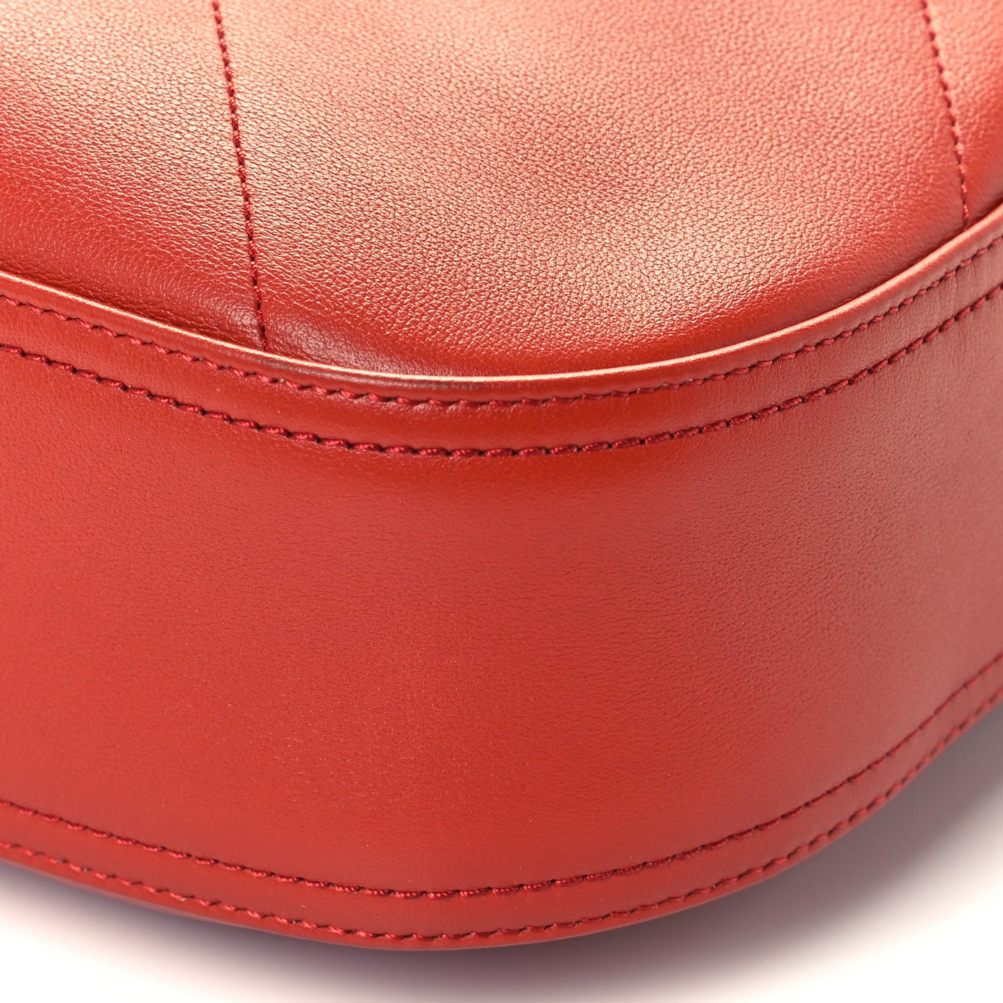 Calfskin Stitched Easy Mood Hobo Brown