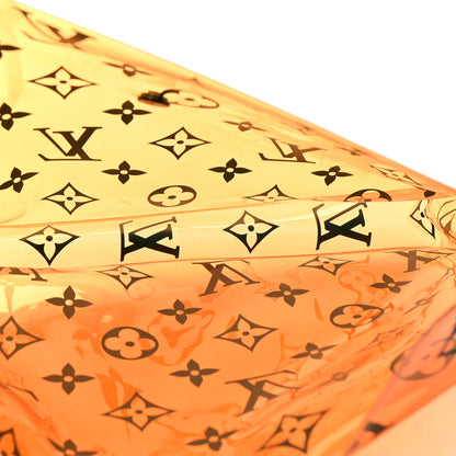 Louis Vuitton PVC Monogram Printed Envelope Pouch Orange 5 of 5