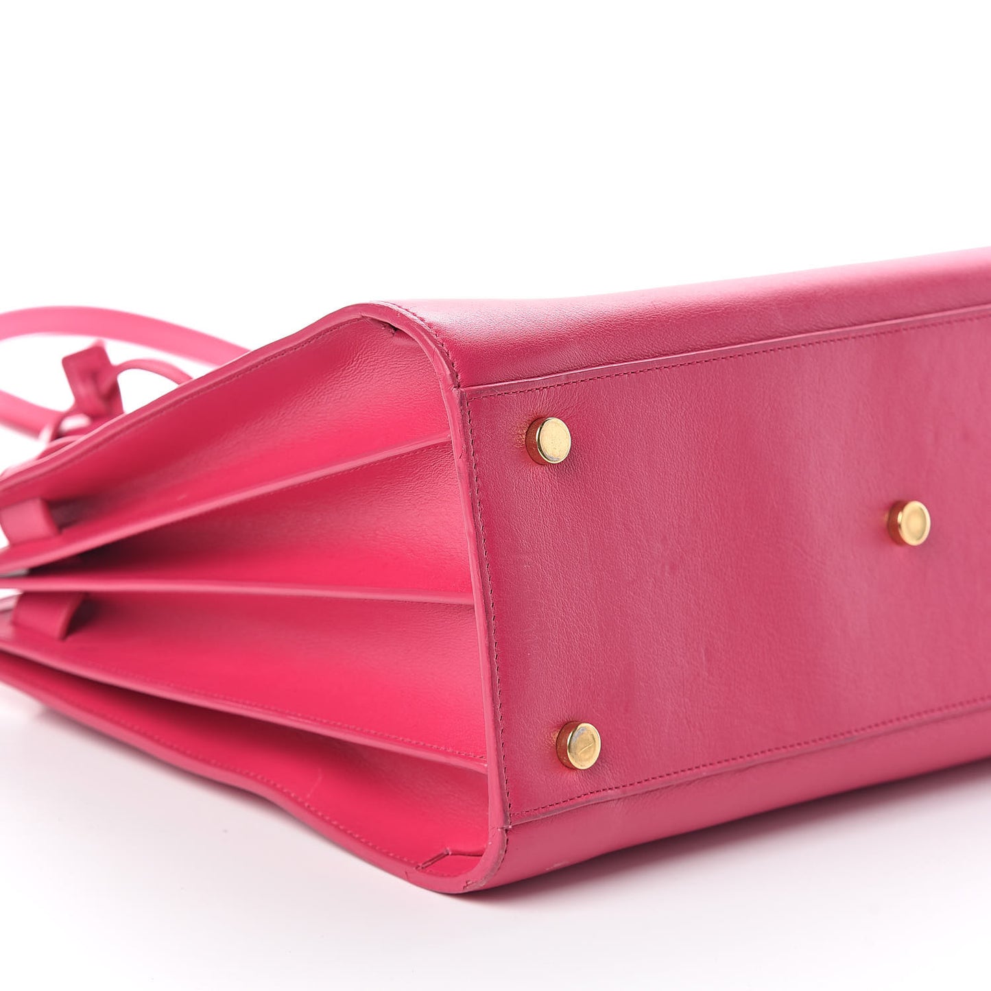 Calfskin Small Sac De Jour Lipstick Fuchsia