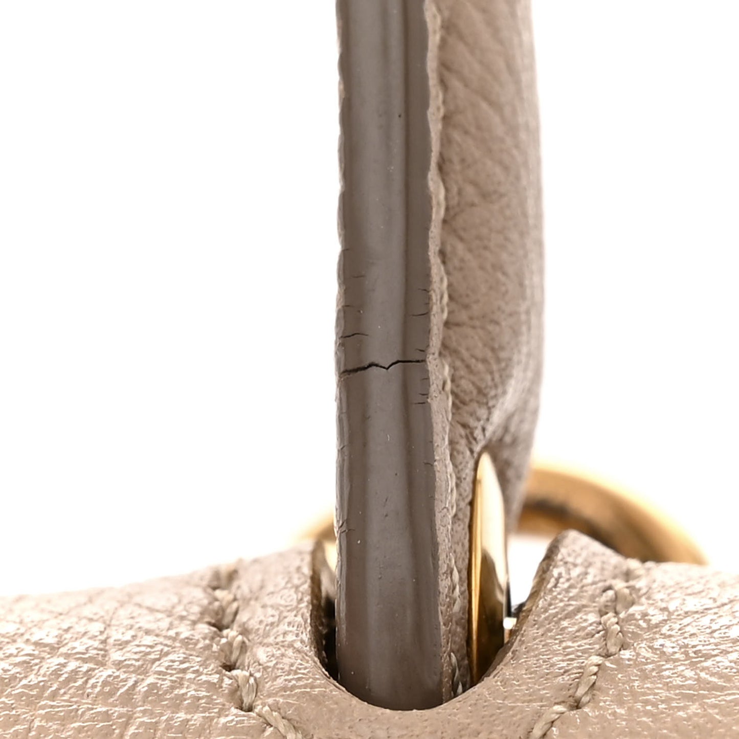 Grained Calfskin Mini Belt Bag Light Taupe