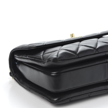 Chanel Lambskin Quilted Small Trendy CC Dual Handle Flap Bag Black 5 of 10